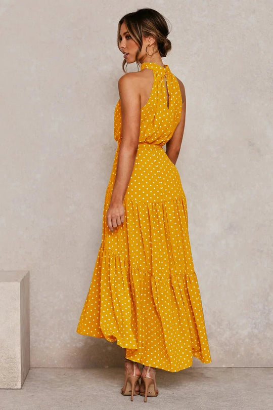 Heidi-Mode | Polka Dot Freizeit Sommerkleid