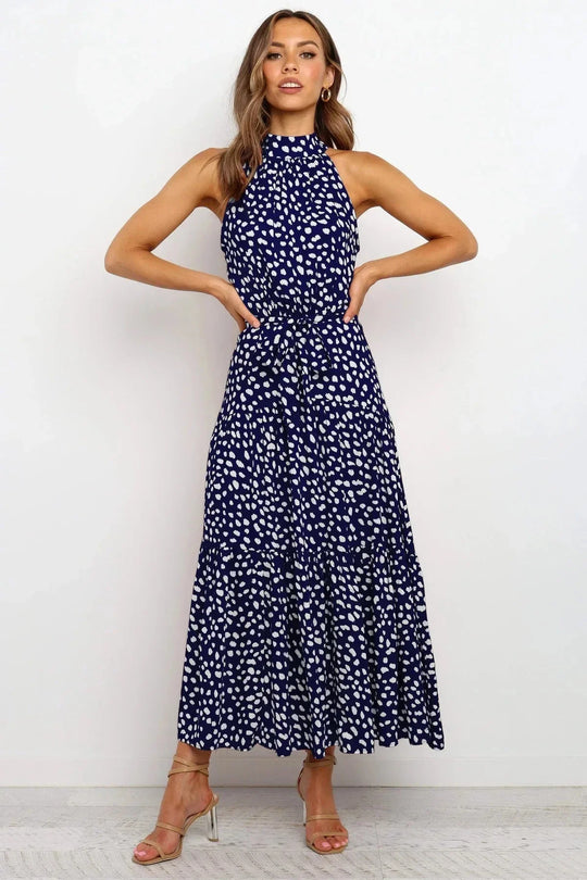 Heidi-Mode | Polka Dot Freizeit Sommerkleid