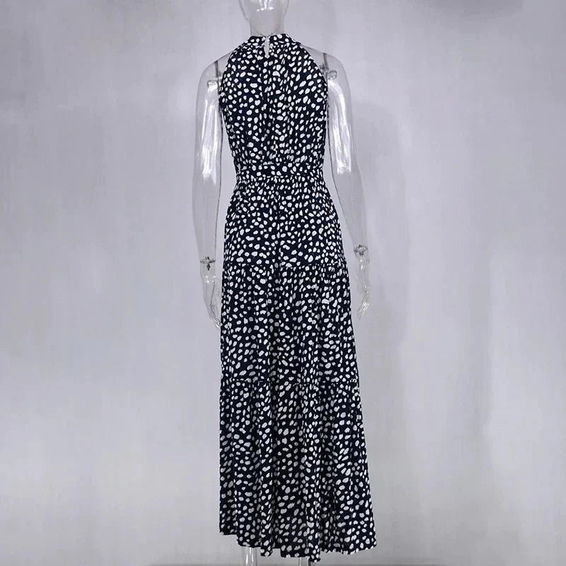 Heidi-Mode | Polka Dot Freizeit Sommerkleid