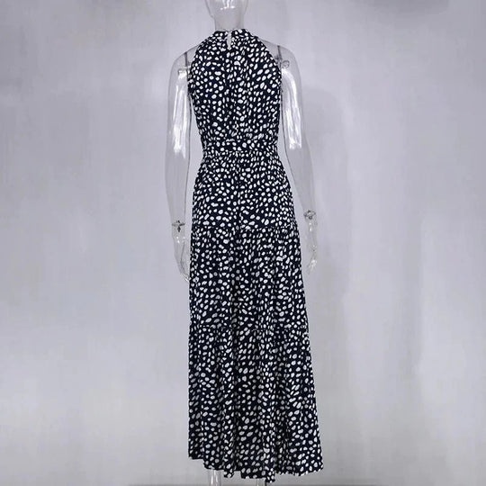 Heidi-Mode | Polka Dot Freizeit Sommerkleid