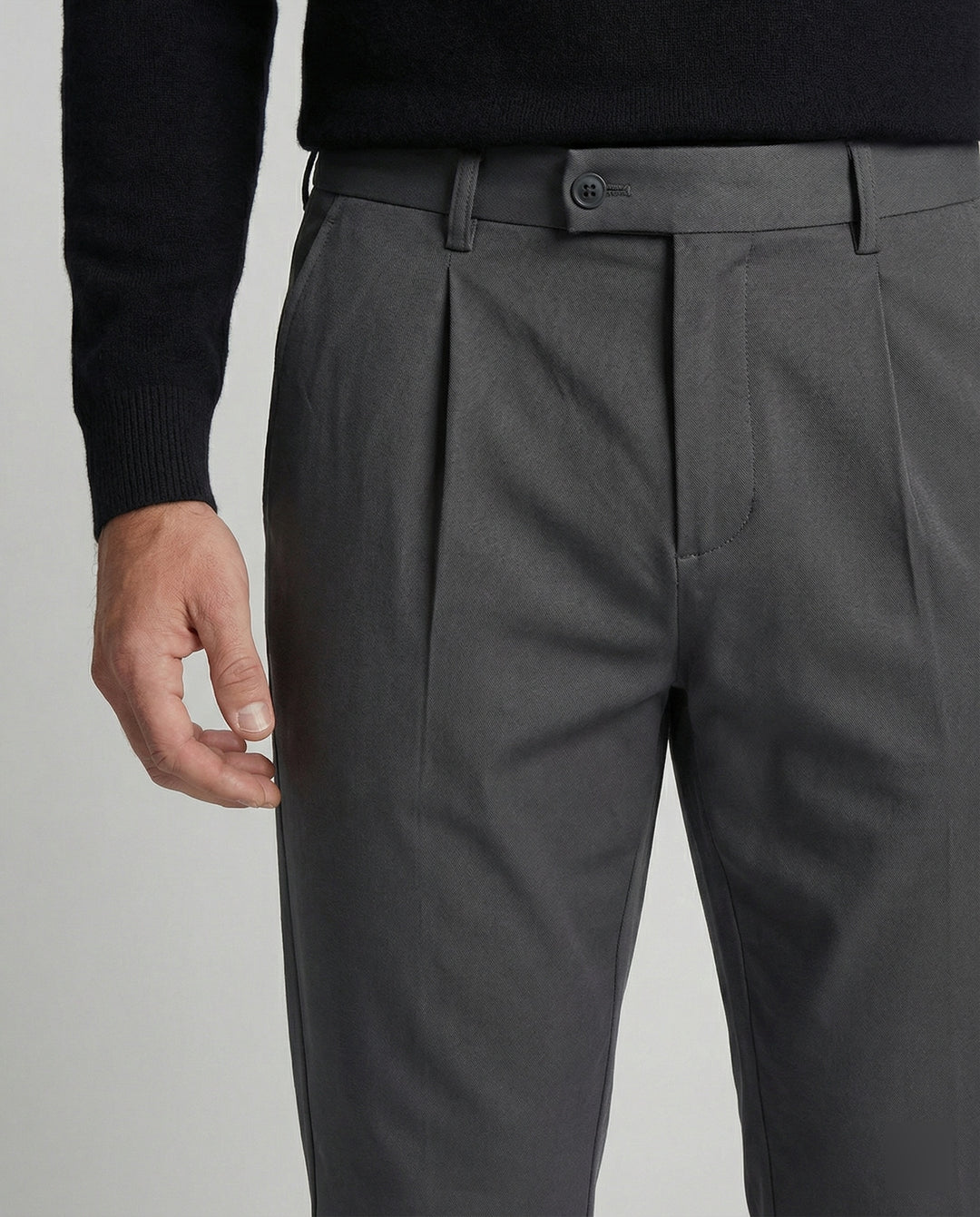 Herren Elegante Anzughose mit Struktur