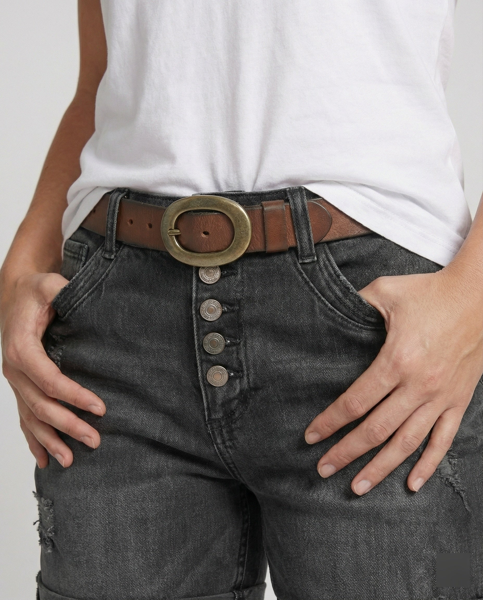 Heidi-Mode | Damen Ripped Denim Shorts