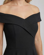 Heidi-Mode | Elegantes Off-Shoulder Langes Catwalk Abendkleid