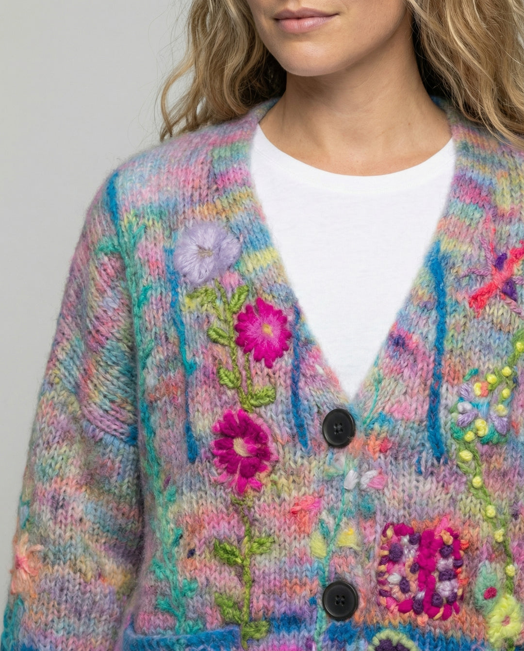 Heidi-Mode | Pullover für Damen mit Blumenmustern