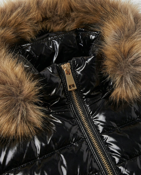 Heidi | Damen Pelzkapuzen-Puffermantel - Winter 2024