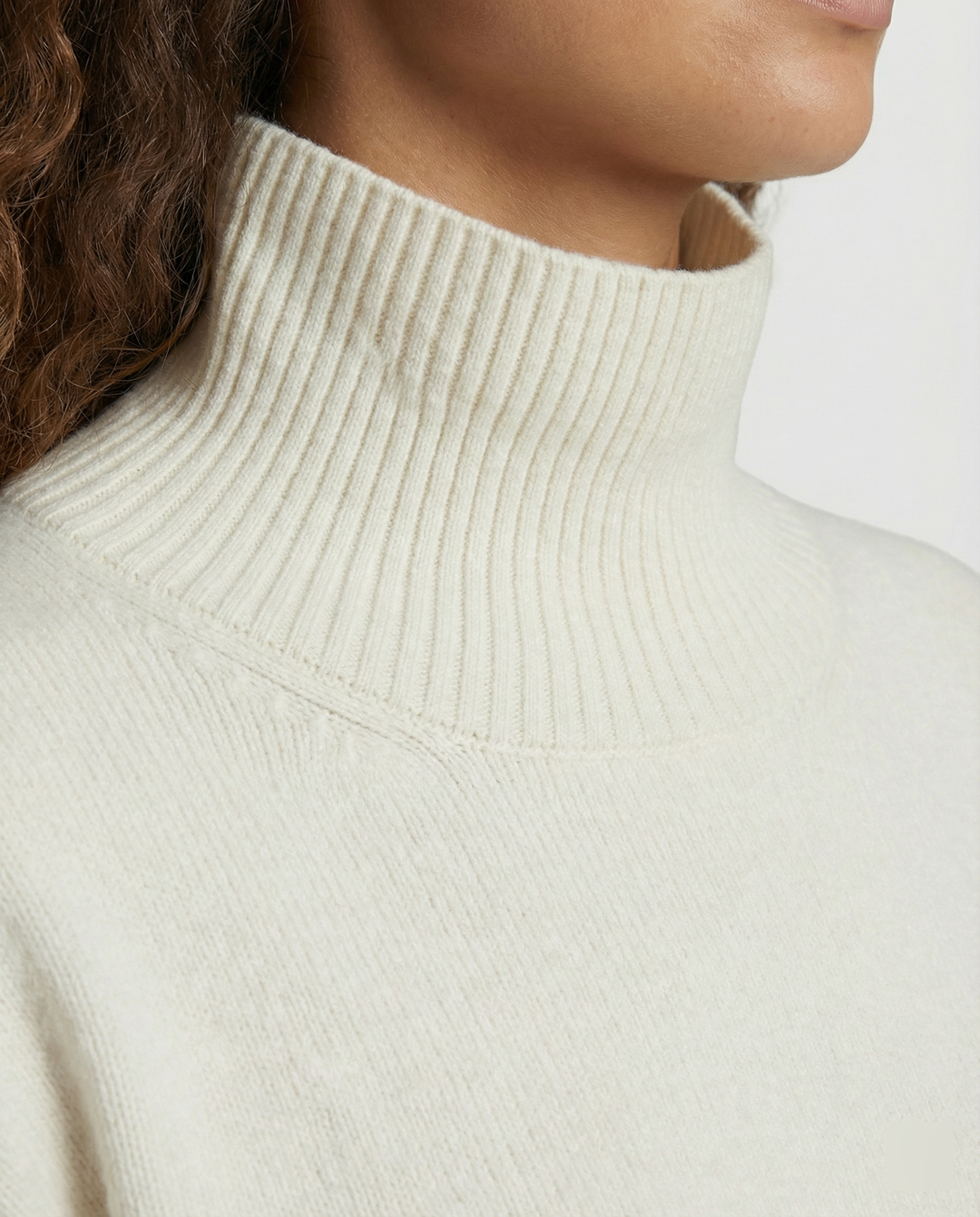 Damen kuscheliger Rollkragenpullover Heidi-Mode