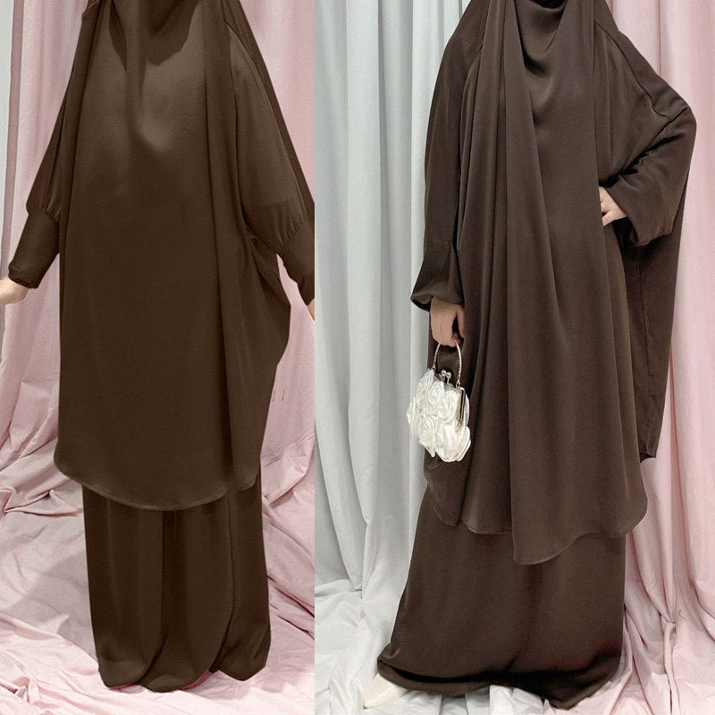 Heidi-Mode | Muslimische Frauen Gebet Kleid Jilbab Mantel Mutter und Tochter Mädchen Matching Outfits