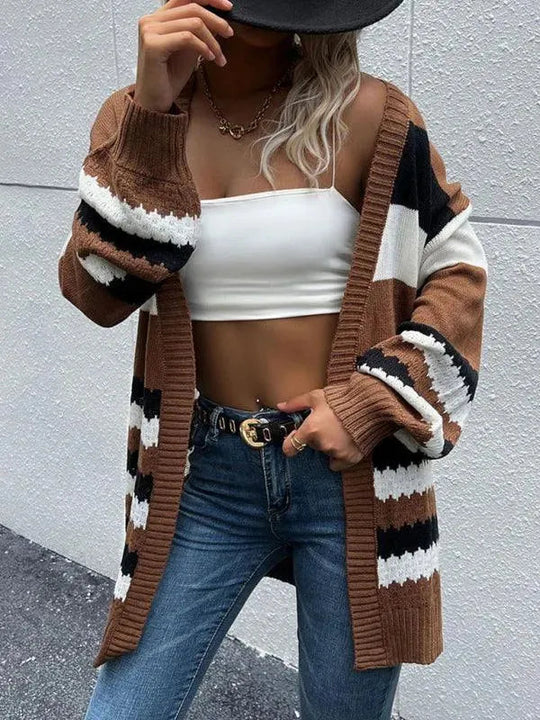 Heidi-Mode | Trendiger Frauen Strickjacke Pullover