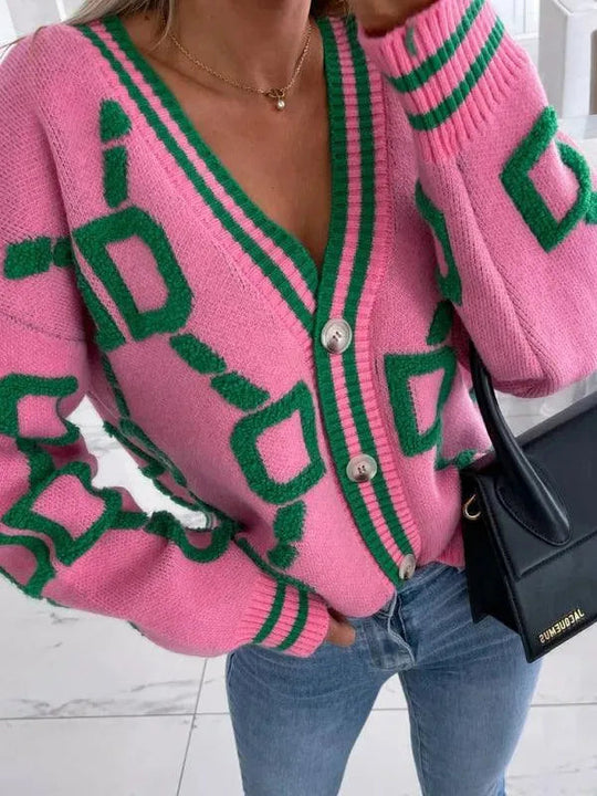 Heidi-Mode | Drop Shoulder Strickjacke