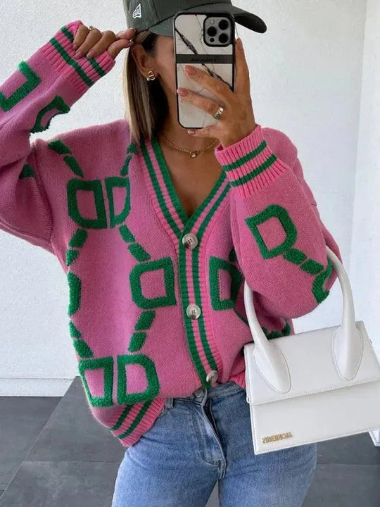 Heidi-Mode | Drop Shoulder Strickjacke