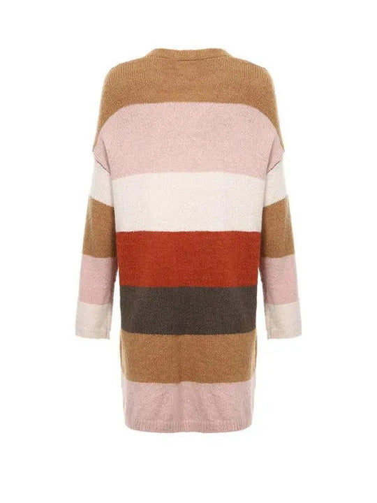 Heidi-Mode | Langer Damen Strickjacke Pullover