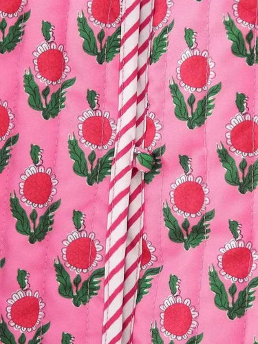 Heidi-Mode | Baumwollblumen-Steppjacke