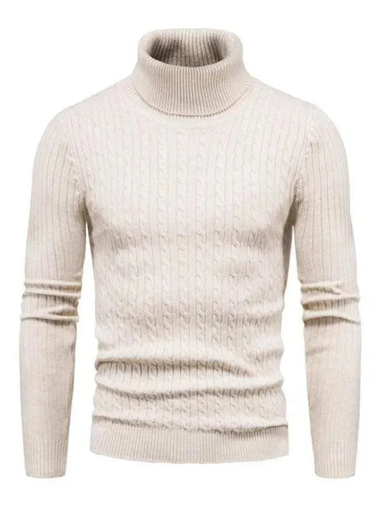 Heidi-Mode | Border Slim Fit Rollkragenpullover Herren