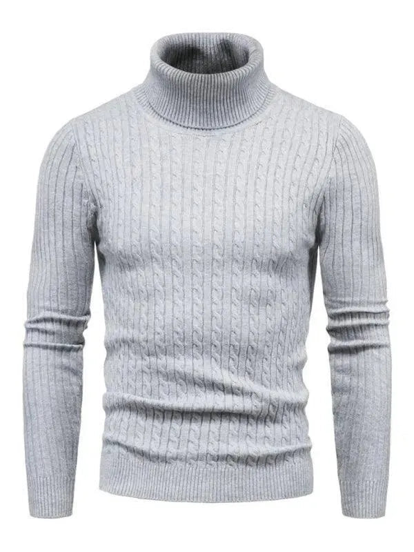 Heidi-Mode | Border Slim Fit Rollkragenpullover Herren
