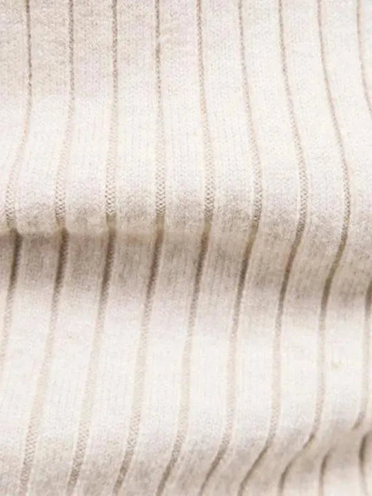 Heidi-Mode | Border Slim Fit Rollkragenpullover Herren