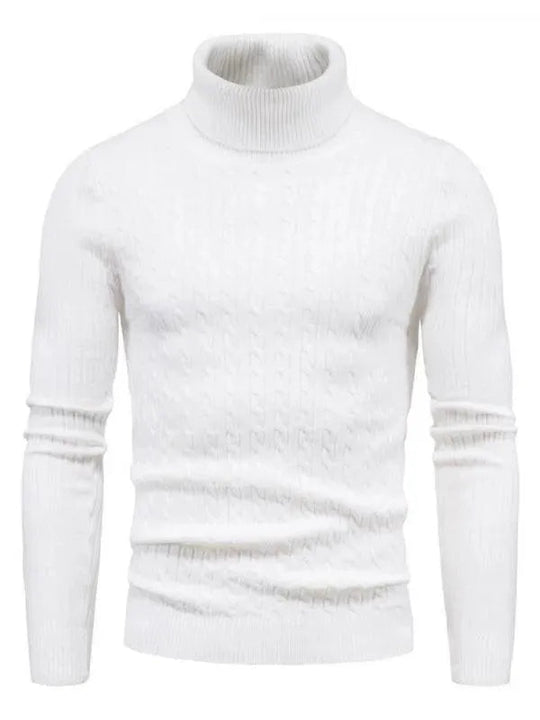 Heidi-Mode | Border Slim Fit Rollkragenpullover Herren