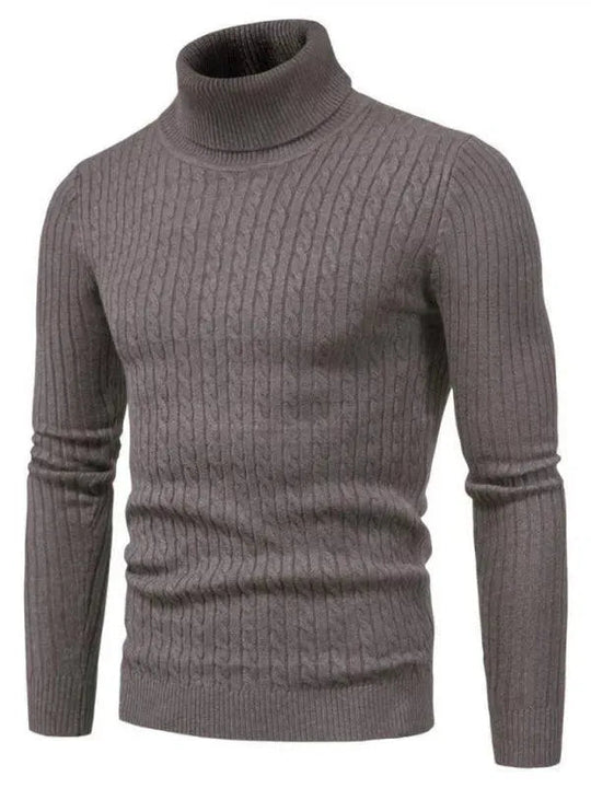 Heidi-Mode | Border Slim Fit Rollkragenpullover Herren