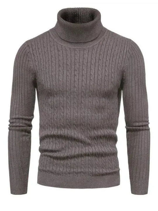 Heidi-Mode | Border Slim Fit Rollkragenpullover Herren