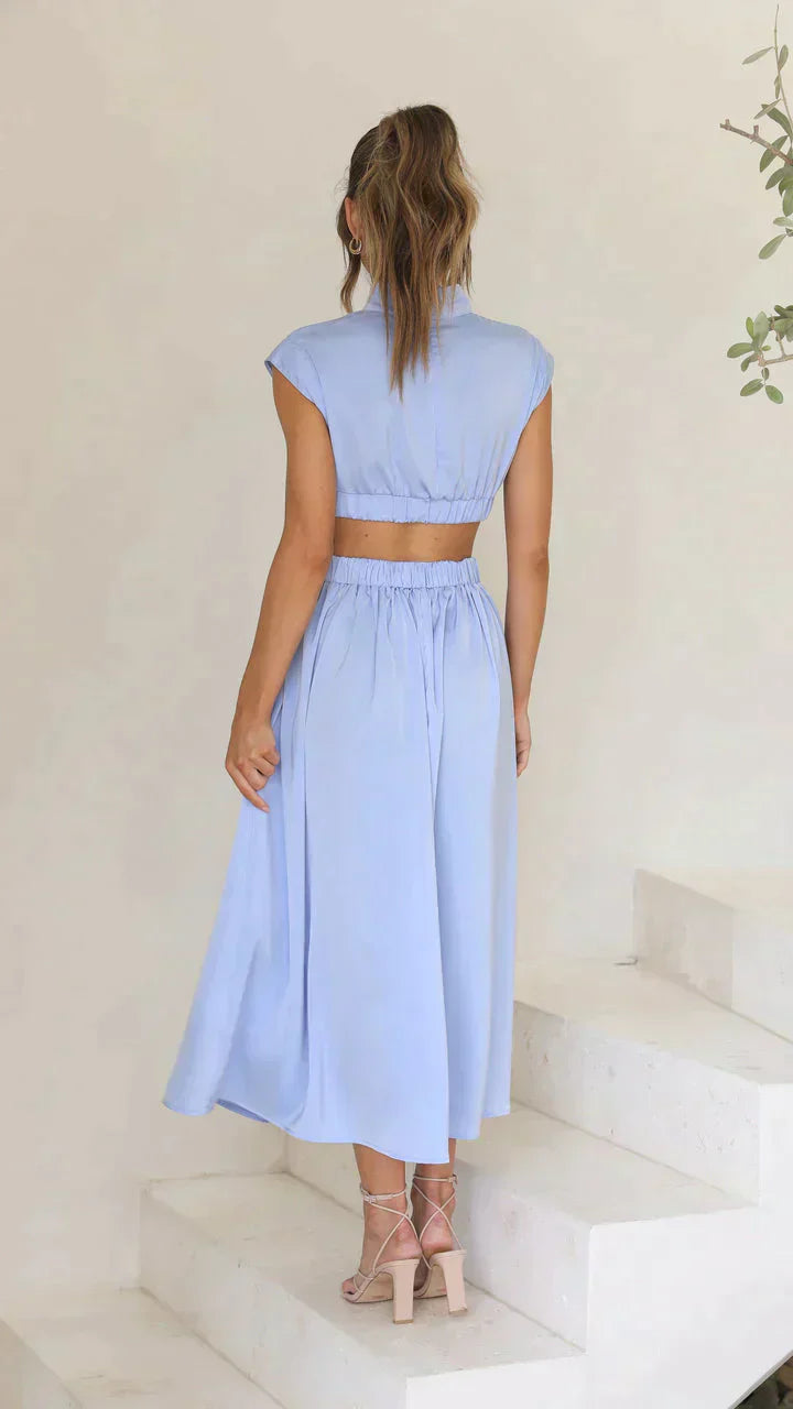 Heidi-Mode | Eleganter Jumpsuit mit Cut-Out Taille
