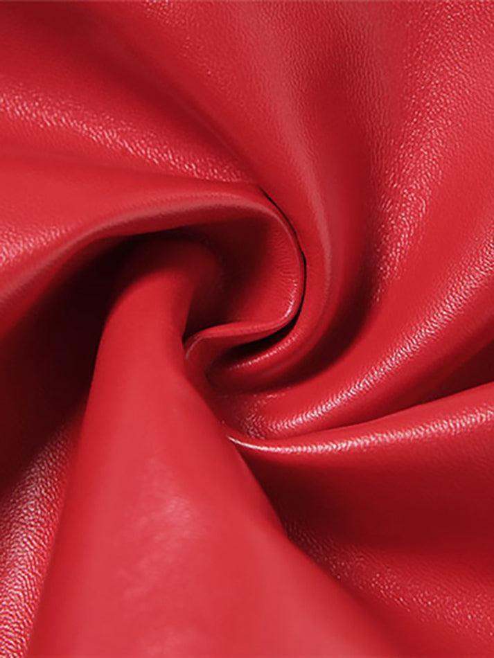 Heidi-Mode | Cutout Schnürung Pu Lederhose