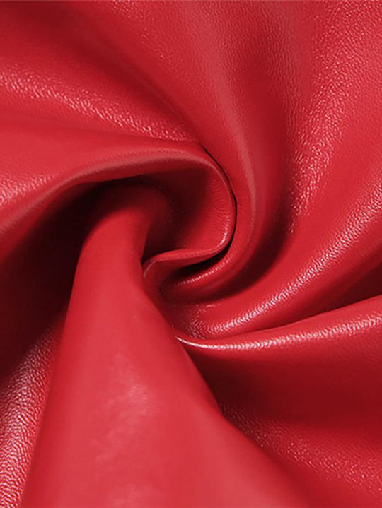 Heidi-Mode | Cutout Schnürung Pu Lederhose