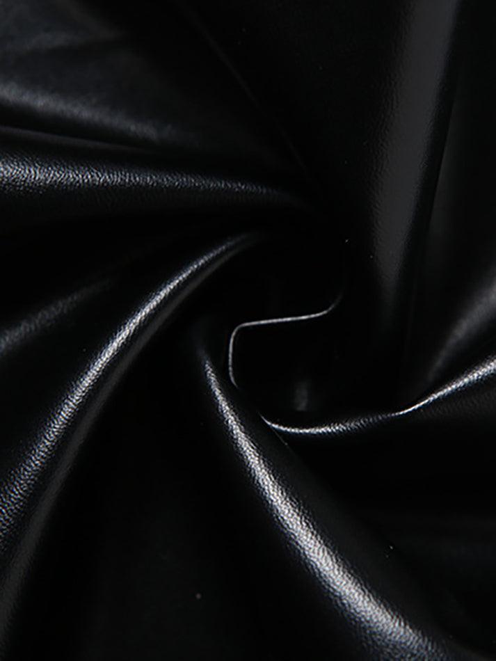 Heidi-Mode | Cutout Schnürung Pu Lederhose
