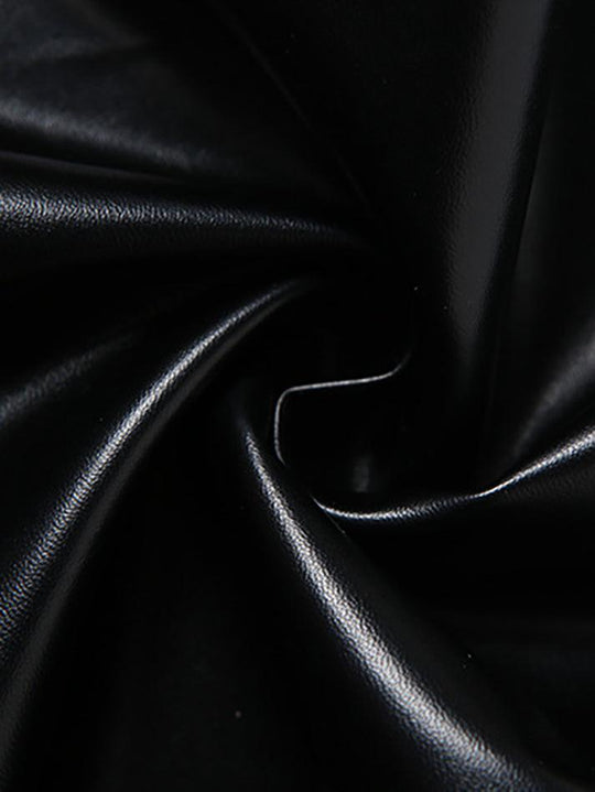 Heidi-Mode | Cutout Schnürung Pu Lederhose