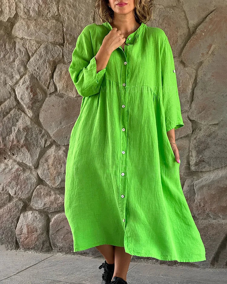 Heidi-Mode | Bunte Sommerkleidung Im Hemdkleid Design