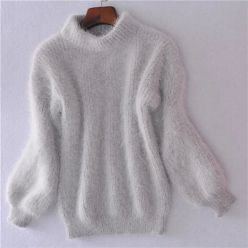 Heidi-Mode | Luxuriös Weiche Pullover Angorawolle
