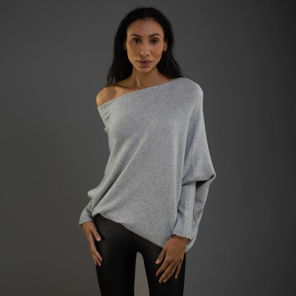 Heidi-Mode | Elegante Off-Shoulder Pullover Damen