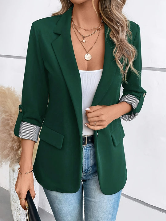 Heidi-Mode | Eleganter Business Longblazer Mit