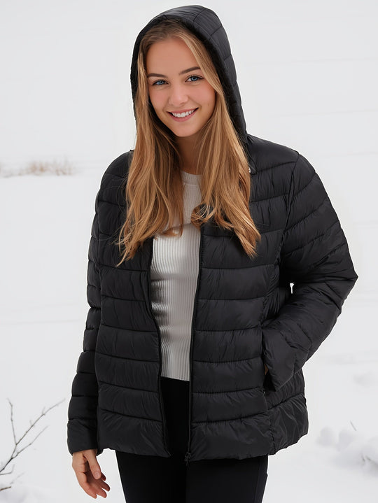 Heidi-Mode | Luxe Gepolsterte Kapuzenjacke