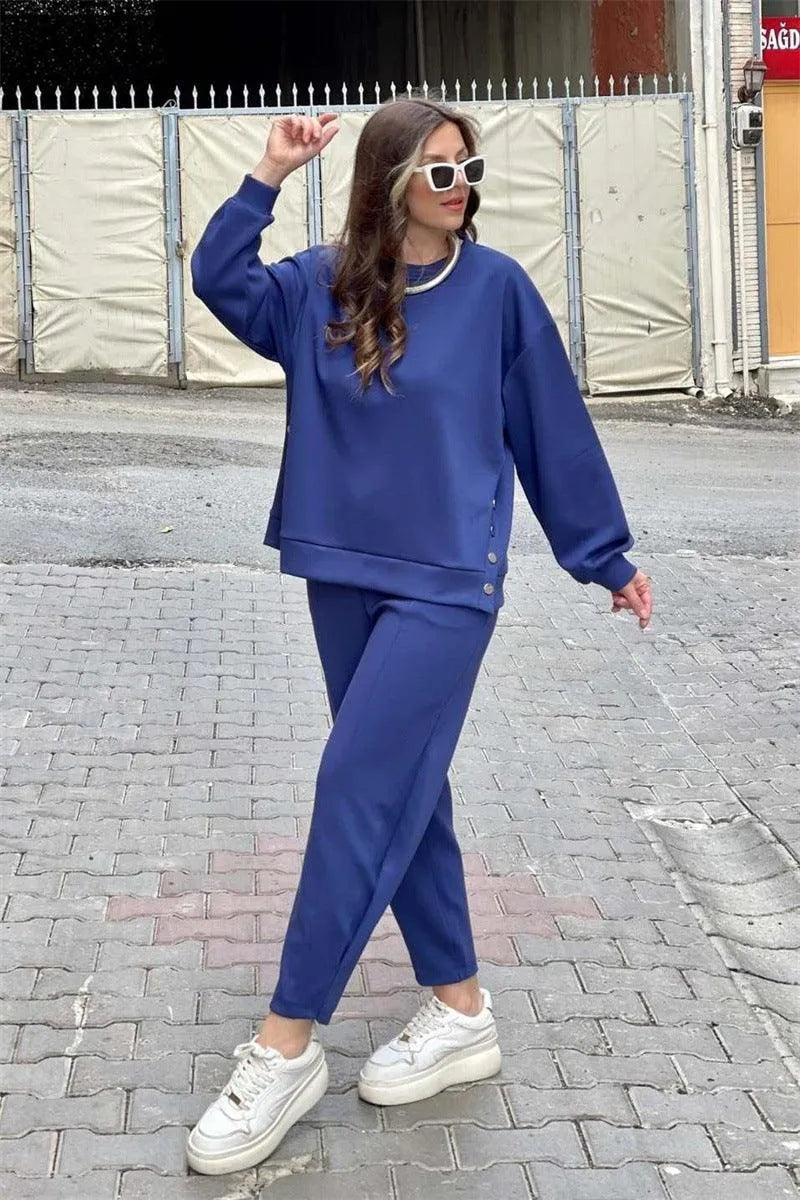 Heidi-Mode | Sport suit with casual pants and ankle band