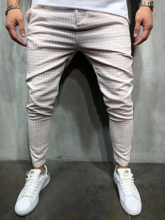 Heidi-Mode | Men's pants with side stripe in sporty casual style