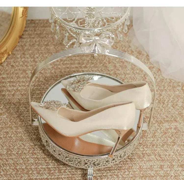 Heidi-Mode | Brautschuhe Stiletto mit Strass