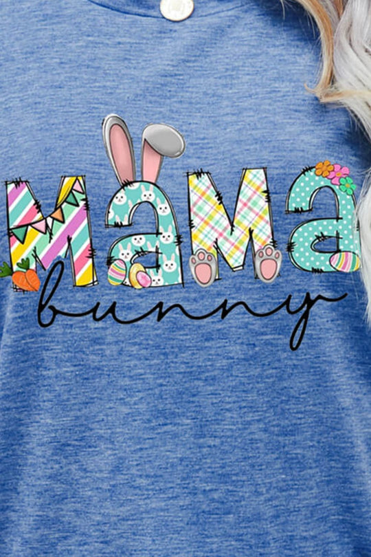 Heidi-Mode | Mama Bunny Ostern Grafik T-Shirt