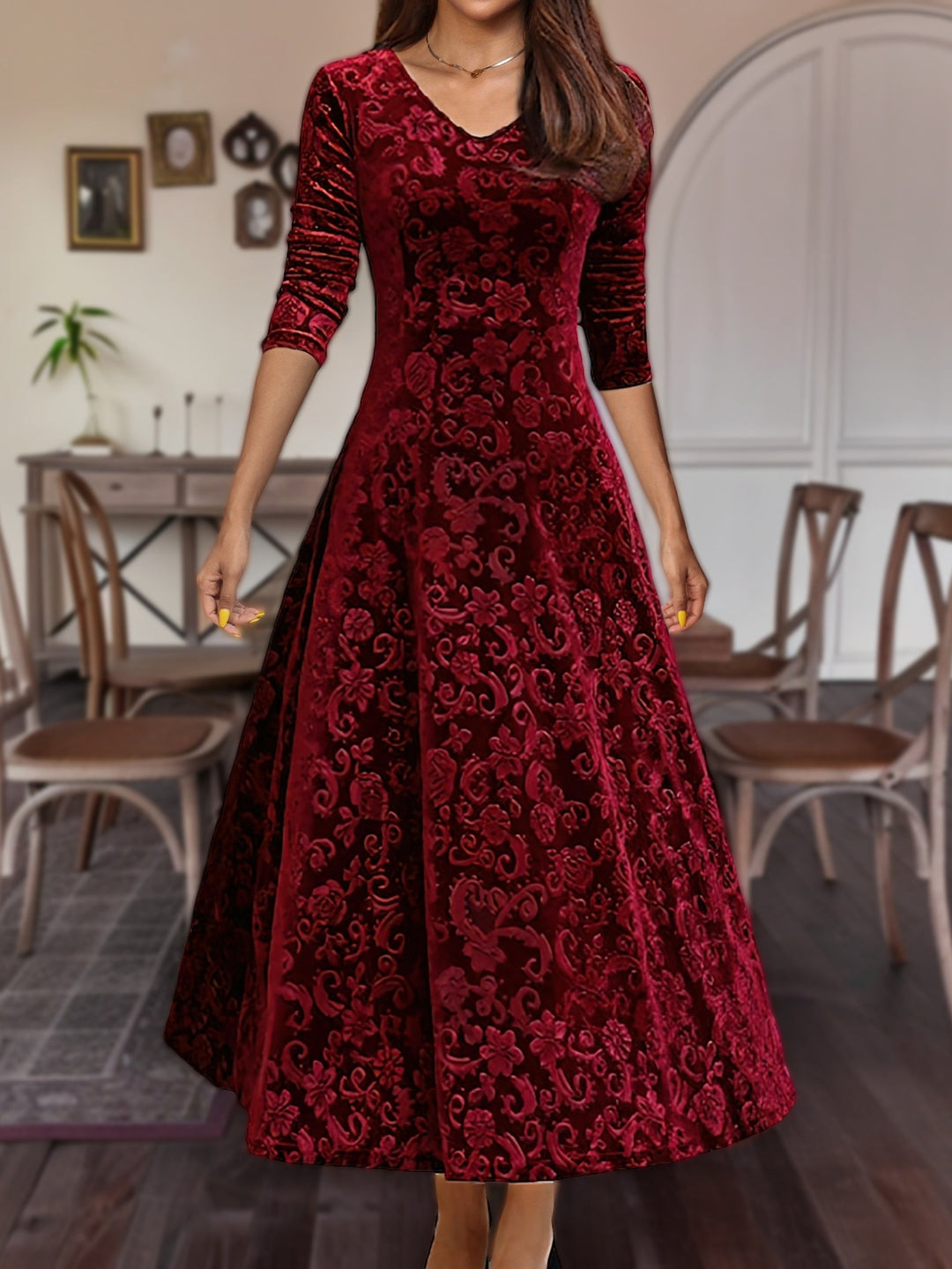 Elegantes Flared Kleid - Sophie