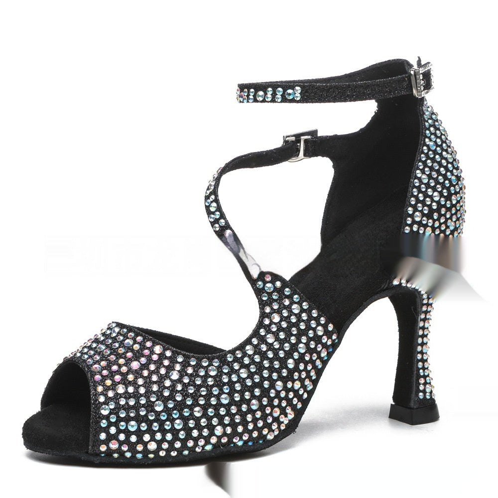 Heidi-Mode | Frauen Latin Tanz Mittelabsatz Tanzschuhe Damen