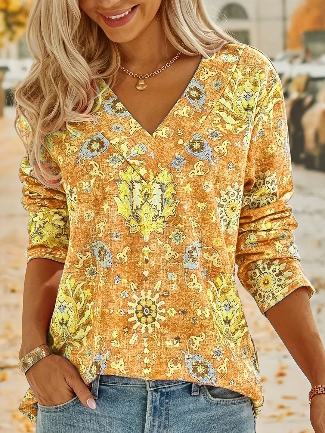 Heidi-Mode | Große Größen Boho Top für Damen