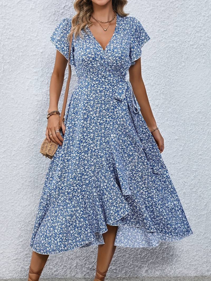 wikkeljurk met bloemen