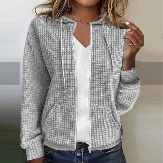 Heidi-Mode | Sweatshirt mit Kapuze und Reißverschluss für Damen