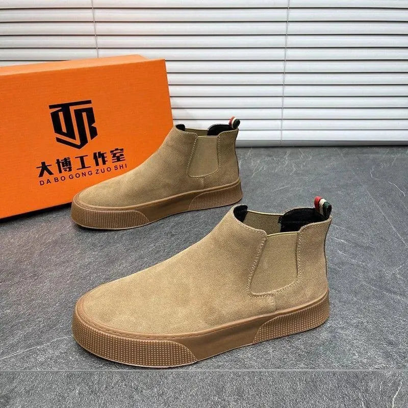 Heidi-Mode | Chelsea Boots Herren aus Samt – Eleganter und lässiger Stil