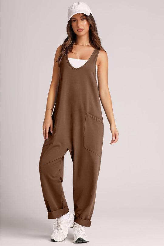 Heidi-Mode | Lovelet V-Ausschnitt Breite Träger Latzhose