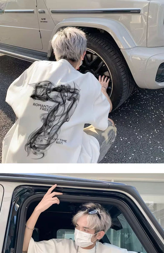 Heidi Mode | Lockeres T-Shirt in Übergröße für Männer