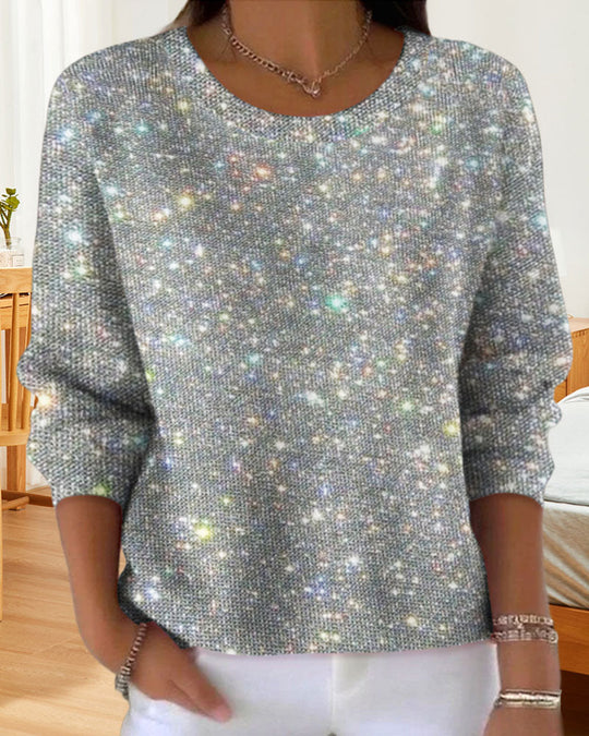 Heidi-Mode | Sweatshirt mit Rundhalsausschnitt