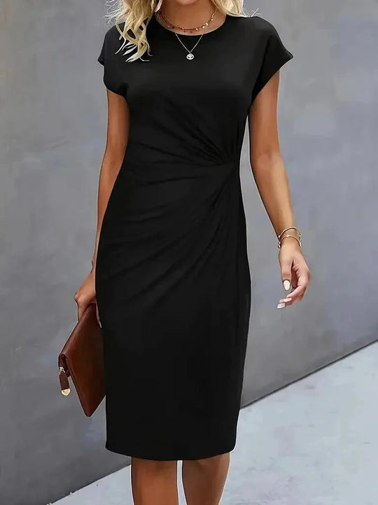 Heidi-Mode | Bequemes Kleid mit Rundhalsausschnitt für Frauen