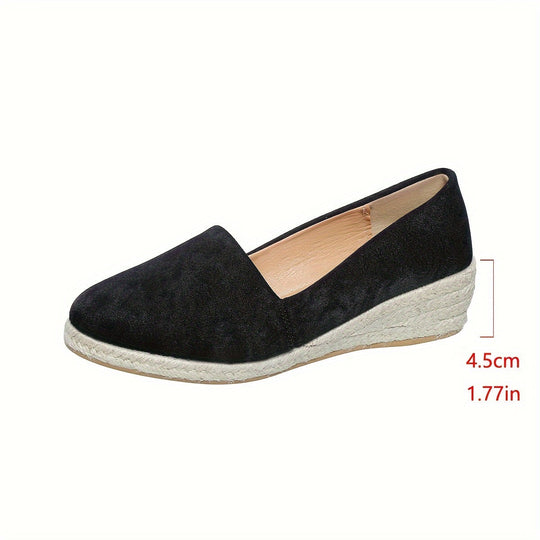 Heidi-Mode | Einfarbige Lässige Pumps mit Weicher Sohle