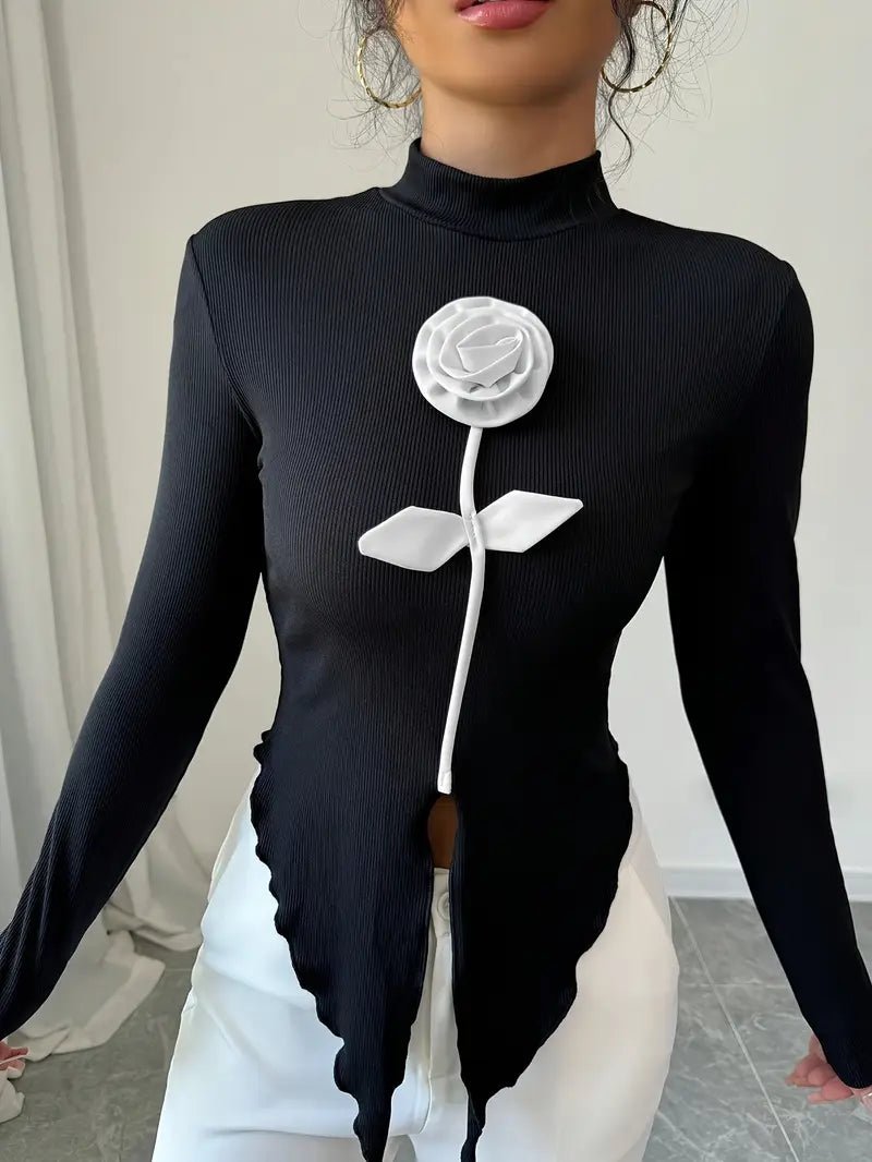 Heidi-Mode | Elegantes Schwarzes Top