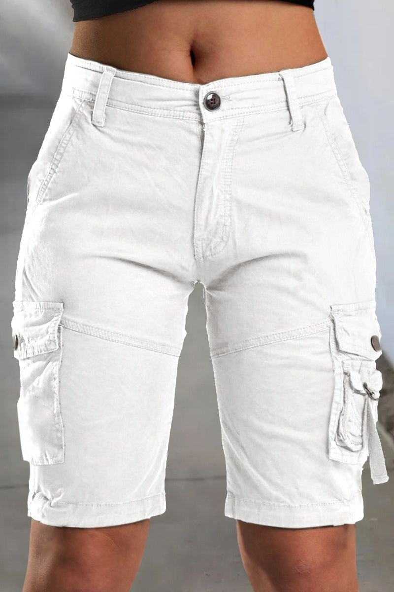 Heidi-Mode | Stilvolle Mid-Cargo-Shorts
