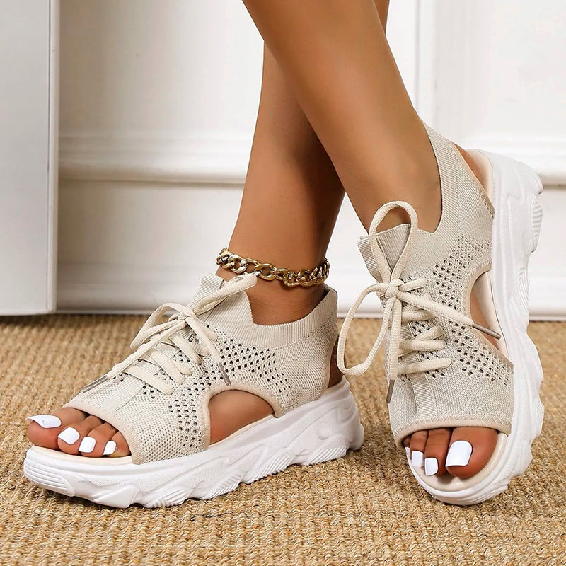 Heidi-Mode | Orthopädische Plateausandalen